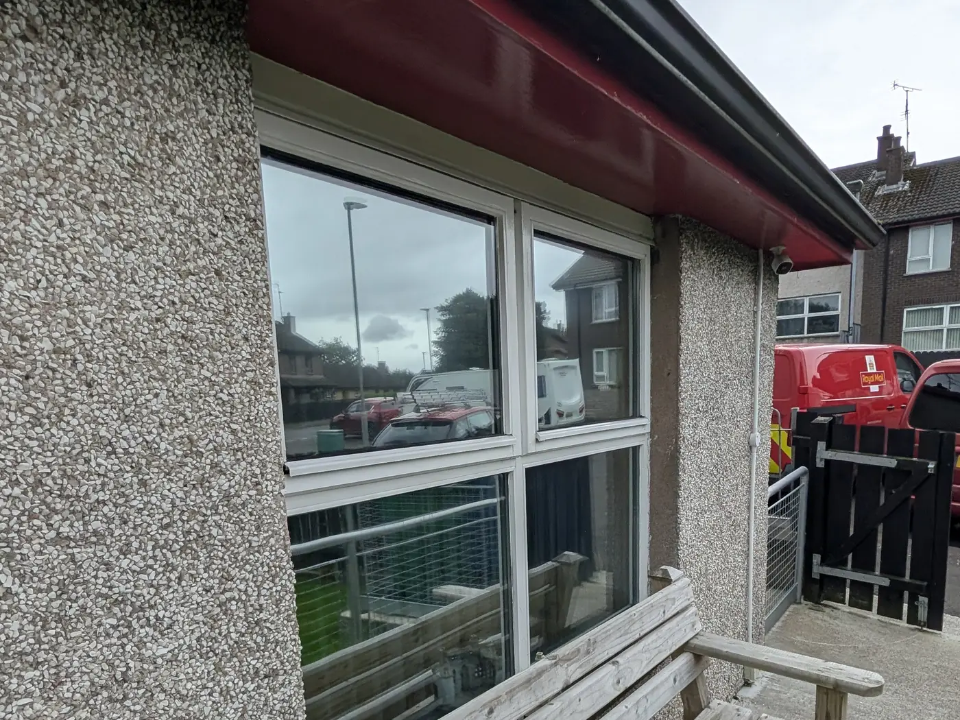 Side window, privacy film after window film installation
